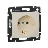 Valena topraklı priz 10/16 A - 250V AC Bej-774320